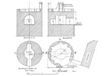 Hattweiler, Plan des Turmstumpfes mit dem im Zweiten Weltkrieg zerstörten,„vollkommenen Fenster“ (aus: DRUMM 1954, S. 31)