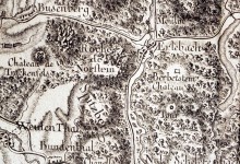 Kleinfrankreich, 1674/ 75-1715 (Ausschnitt aus: BEAURAIN 1782, Bl. 4; Slg. Willi Fallot- Burghardt; Repro: Bärbel Fallot-Burghardt,2005)