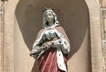 Maria mit Rosen